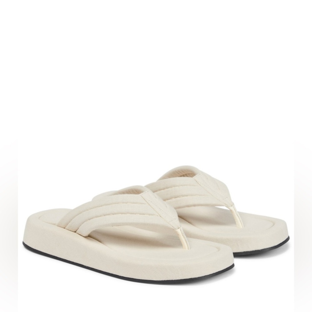 NEW SSENSE THE ROW - Ginza sandals 37 ivory made in Italy 100% authentic